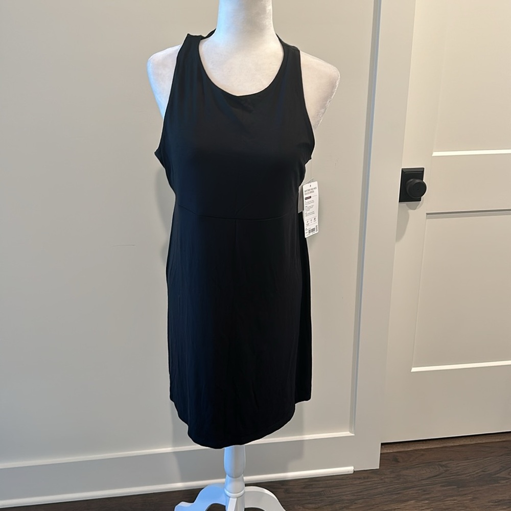 NWT Athleta Petite Santorini High Neck Dress Sz LP - Picture 2 of 7